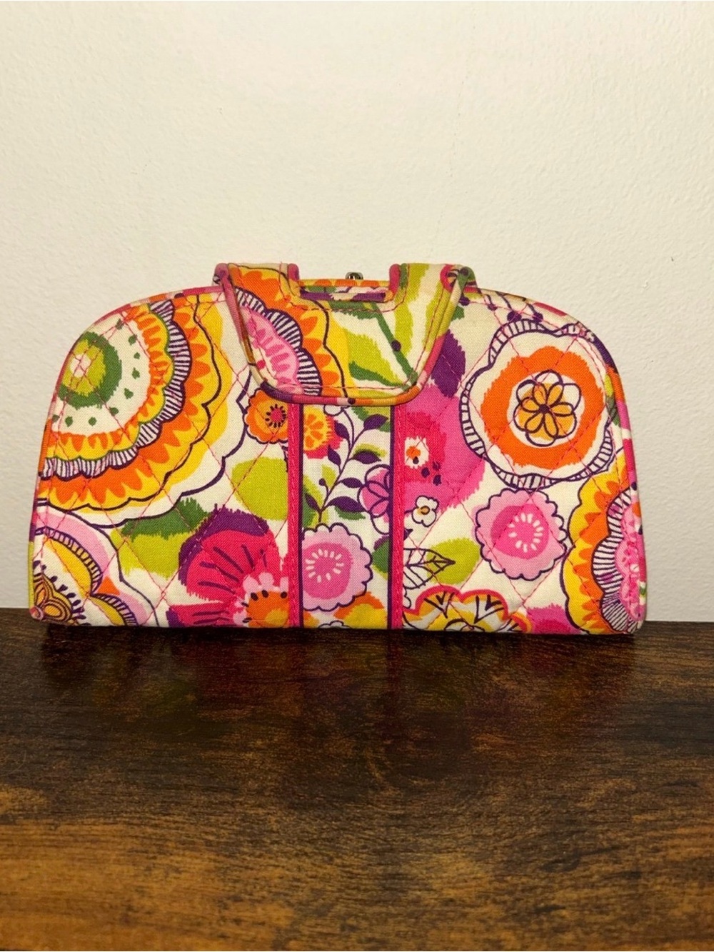Vera Bradley Happy Bouncing Bouquet Colorful Wallet Women's Clutch Bag